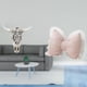 thumbnail image 2 of Escultura de pared de calavera,Estatua de resina con cabeza de vaca para decoración de pared y hogar,Cojín con lazo bonito,Almohada con forma de lazo,bonito cojín decorativo con lazo,Funda, 2 of 8