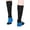 Blue black, variant on Wool Ski Socks for Women Men Thermal Winter Warm Thick Knee High Socks for Skiing Snowboarding Sports Socks