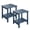 Embossed Wood Grain-Navy Blue 2-Pack, variant on Danolapsi 2PCS Adirondack Outdoor Side Table 18 x 15 in,HDPE 2-Tier Patio Side Tables for Outside,All-Weather End Table,Weather Resistant/Easy Maintenance, for Patio, Pool, Deck, Porch, Backyard