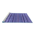 thumbnail image 2 of Ahgly Company Machine Washable Indoor Rectangle Oriental Blue Industrial Area Rugs, 2' x 5', 2 of 4