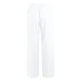 thumbnail image 5 of Lumtrix Womens Linen Pants Wide Leg Drawstring High Waist Linen Cotton Pants Casual Loose Trousers With Pockets White L, 5 of 7