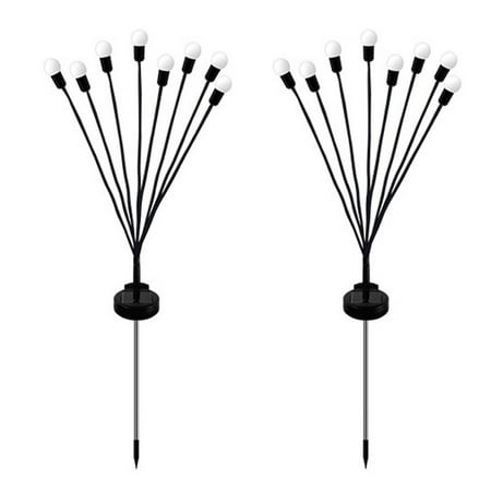 

Solar Firefly Lights | 2pcs/Pack IP65 Waterproof Solar Garden Light Outdoor Decoration | Swaying Solar Lights for Garden Patio Lawn Yard Pathway 8 LED