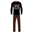 thumbnail image 5 of Fgnfyis Family Pajamas Matching Sets Holiday Themed Long Sleeve Tops Plaid Pants Soft Cozy 2 Piece Pajamas Set Sleepwear, 5 of 5