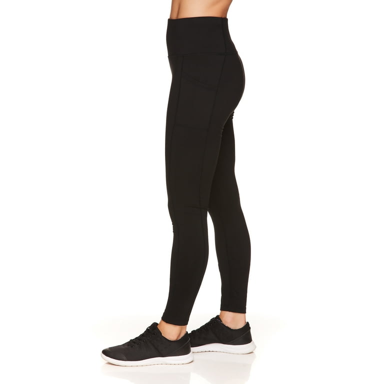 Reebok Women's Everyday High-Waisted Active Leggings with Pockets, 28
