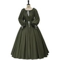 thumbnail image 2 of Victorian Edwardian Shirt Dress Set Women Renaissance Dress Medieval Vintage Ball Gown Theater Dress, 2 of 8