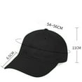 thumbnail image 2 of Hjtefg Children's Denim Baseball Caps and Flat Caps, Comfortable Kids' Headwear, Stylish Sun Hats for Girls, Versatile Letter-Embellished Caps,Color: Black Size: One Size, 2 of 2