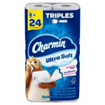 thumbnail image 2 of Charmin Ultra-Soft Triple Roll Bathroom Toilet Paper, 2-Ply, 8-pk, 2 of 9