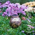 thumbnail image 6 of 2 Pack Outdoor Solar Hanging Lantern Lights Decorative Christmas Light for Garden Patio Courtyard Lawn and Tabletop. Unique Gifts for Women Gardening., 6 of 9