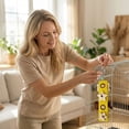thumbnail image 7 of Wooden Parrot Shredder Toy with Pinecones for Cockatoos and Parakeets Cage Hanging Grinding Activity Accessory, Yellow, 7 of 7