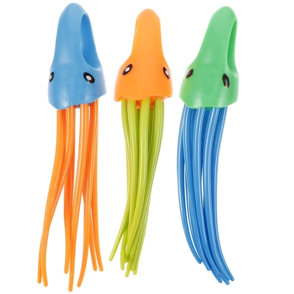 3 juguetes de medusas para bucear con peso, juego de captura y recuperación para piscina y bañera para niños