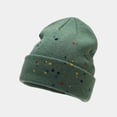 thumbnail image 2 of iHPH7 Winter Hats for Women Skull Caps for Men Mens Beanies for Winter Y2k Hat Winter Hat Knit Cap Winter Hats for Men Green One Size, 2 of 7