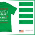 thumbnail image 4 of Tee Hunt I Paused My Game to Be Here Funny Gamer Christmas T-Shirt Ugly Sweater Theme Xmas Party Party Gaming Nerd Men's Tee, Green, Medium, 4 of 5