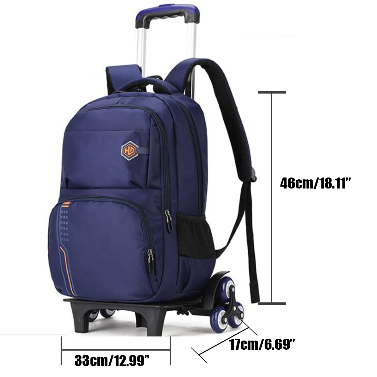 school bags trolley type