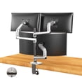 thumbnail image 1 of Soporte triple para monitor Ergounion E666 para 3 pantallas de hasta 40 pulgadas, 1 of 6