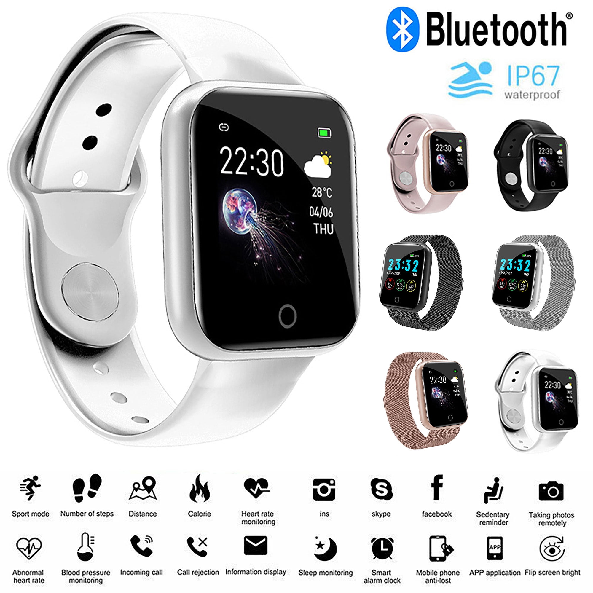 M7 SMART WATCH Bracelet Wristband Fitness Blood Pressure Music Monitoring  R3H9 $10.62 - PicClick AU