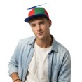 thumbnail image 6 of TOPTIE Propeller Hat Unisex Baseball Cap Colorful Hat-FB Green-Adult, 6 of 8