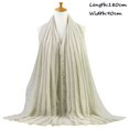 thumbnail image 3 of EnJoCho Hijab for Women Viscose Scarf Lightweight Hijabs Long Shawl Scarves Silk Headscarf Chiffon Head Scarf, 3 of 5