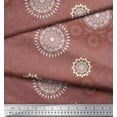 thumbnail image 3 of Soimoi Polyester Crepe Fabric Mandala Ethnic Printed Fabric 1 Yard 42 Inch Wide, 3 of 3