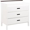 Babymod Modena 3-Drawer Changer Dresser, Gray NEW FREE SHIPPING