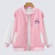 thumbnail image 1 of Sanrio Anime Kuromi ropa para niñas, uniforme de béisbol deportivo para niños, Tops casuales de moda, regalos de cumpleaños para niños, otoño e invierno, 1 of 5