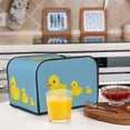 thumbnail image 6 of Lsque Cute Ducky Print 4 Slice Toaster Cover , Kitchen Appliance Dustproof Protector , Toaster Protector Dustproof Kitchen Appliance Cover, 6 of 7