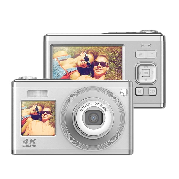 Cámara digital portátil Andoer de 2,88 pulgadas, cámara compacta de 60 MP y 4K Ultra