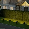 thumbnail image 4 of Solar Powered Outdoor Garden Spotlights Waterproof Floor Mounted Landscape Lighting for Paths and Trees, 4 of 9