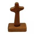 thumbnail image 1 of Cruz de pie,Escultura de crucifijo de cruz de madera de pie,Cruz de mesa con base decorativa religiosa,Colección de cruz cristiana para el hogar estante de la iglesia,Gabinete de sala de estar, 1 of 8