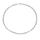 thumbnail image 5 of Collar de acero inoxidable, collar de cadena cruzada de acero de titanio simple, collar chapado en oro para hombres y mujeres, joyería, 5 of 5