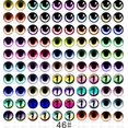 thumbnail image 1 of Estilo mixto Dragon Eyes Round time gema Cover Glass Cabochon Dome Jewelry Finding Cameo Pendant Settings oso de fresa  Electrónica, 1 of 1