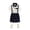 White, variant on Boys British Suspender Suit Set, White Short Sleeve Shirt Striped Shorts Bow Tie Suspenders Formal Back to School Outfits for Kids Birthday Wedding Stage Performance(Navy1,11-12 Years)