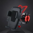 thumbnail image 6 of Universal Automatic Lock Bike Phone Mount | 360° Rotating Handlebar Holder for Smartphones | Car & Motorcycle Compatible Stand with Rubber Grips, 6 of 7