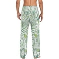 thumbnail image 2 of Tropical Palm Leaves Ghost Pajama Pants, Men's Lounge Pants Light with Drawstring and Pockets, Christmas New Year Birthday Father's Day Gifts, Medium, 2 of 7