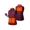 thumbnail image 2 of ORORO Women's Heated Lightweight Down Vest with Battery, Down Heated Vest for Winter (Red,XS), 2 of 8
