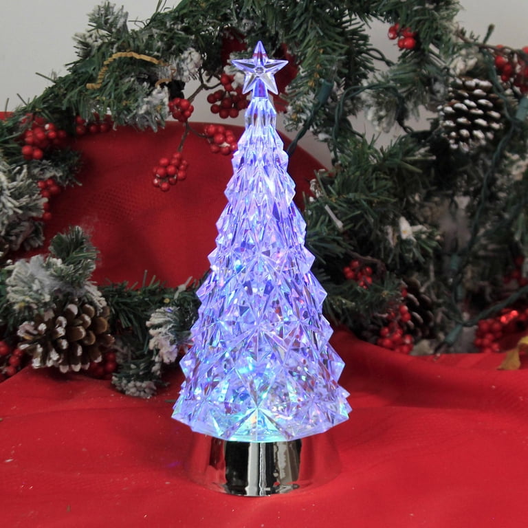 Christmas LED Multi-function Swirl Tree with Sparkling Star Top