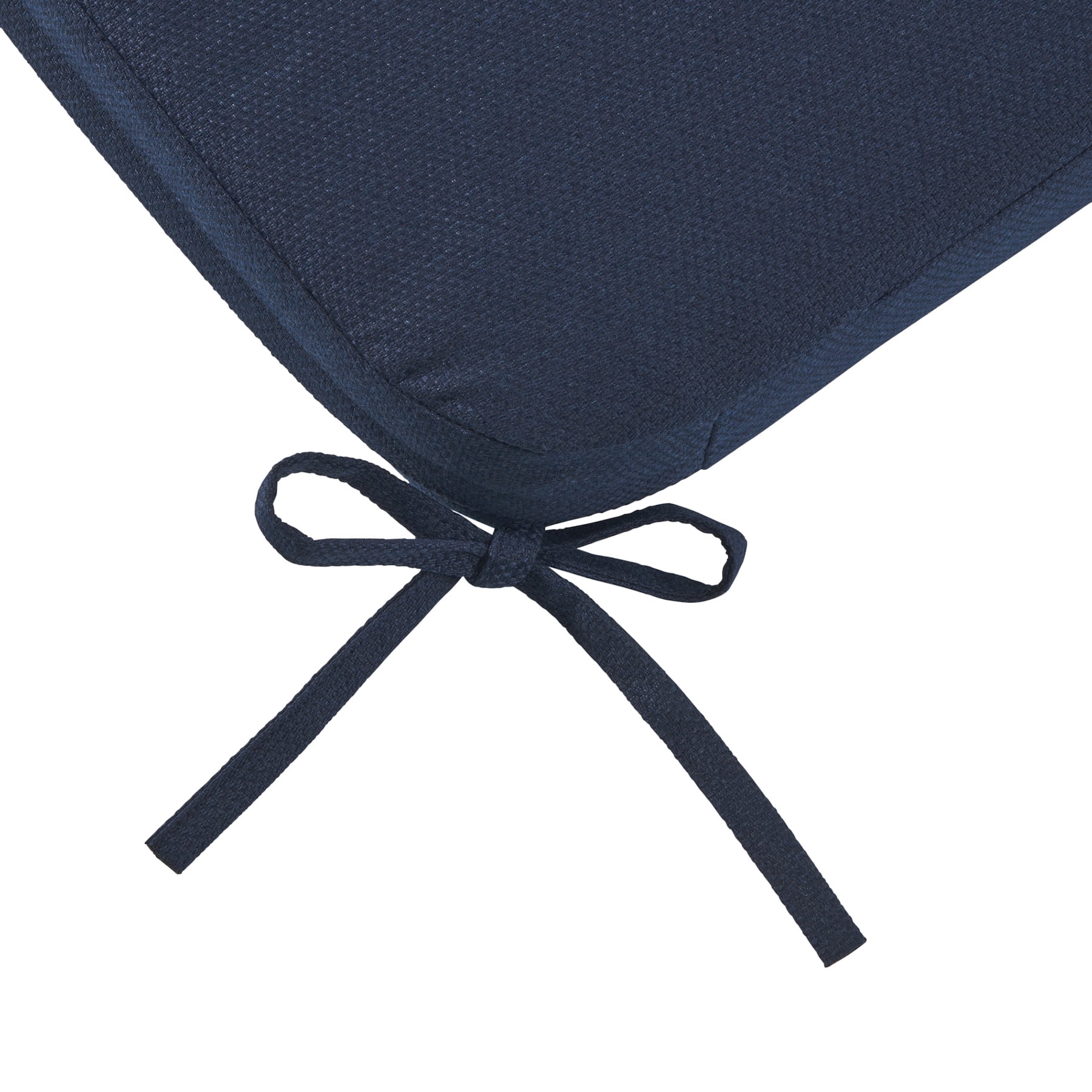 Better Homes & Gardens 19" x 18" Rectangle Outdoor Seat Pad Cushion, 1-Piece, Navy