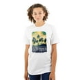thumbnail image 3 of California Watercolor Palm Trees Men's Graphic T Shirt Tees Brisco Brands S, 3 of 6