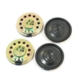 thumbnail image 1 of Unique Bargains 4Pcs 0.5W 8 Ohm 28mm Mini Round Metal Inside Magnet Music Player Speaker, 1 of 1