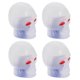 thumbnail image 2 of Luminous Tire Pressure Monitoring Skull Shape Car Tire Caps ABS 1.2x1.2x1.6cm 4Pcs, 2 of 2