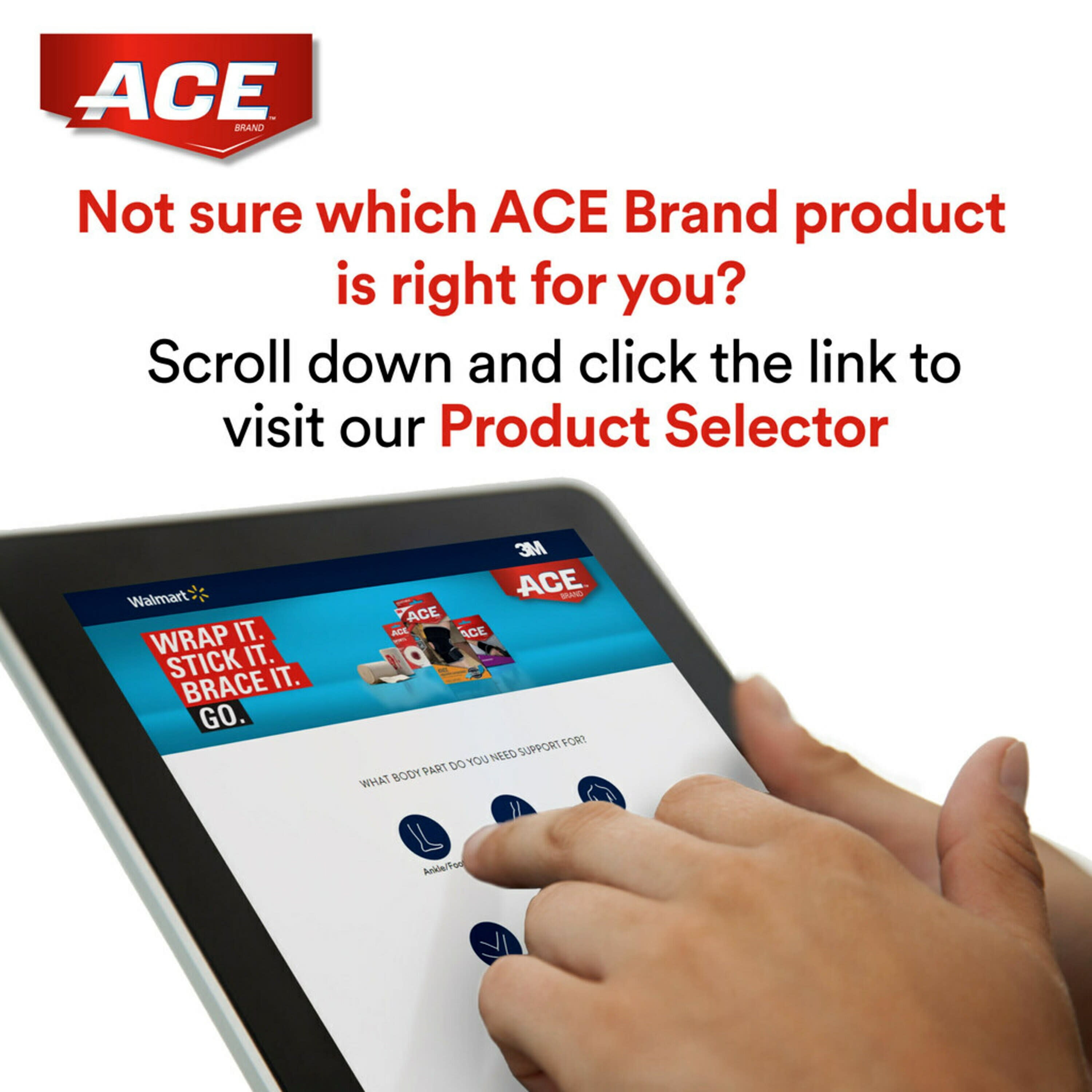 ACE™ Brand Adjustable Back Brace