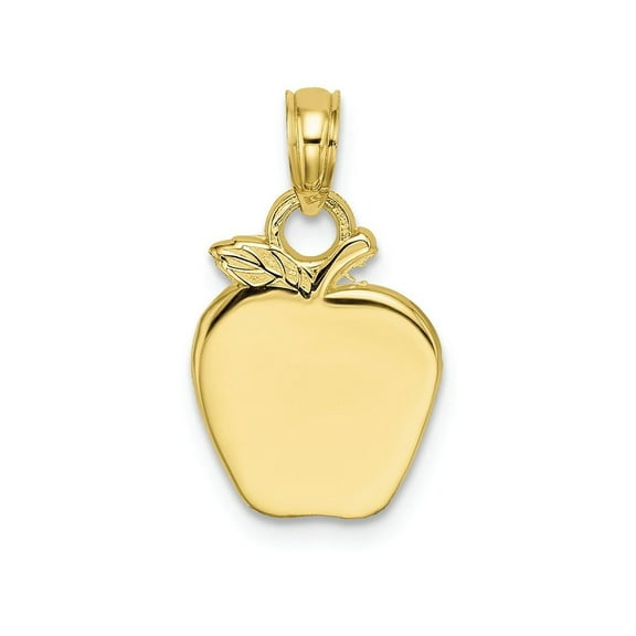 FJC Finejewelers 10k Yellow Gold Apple Charm