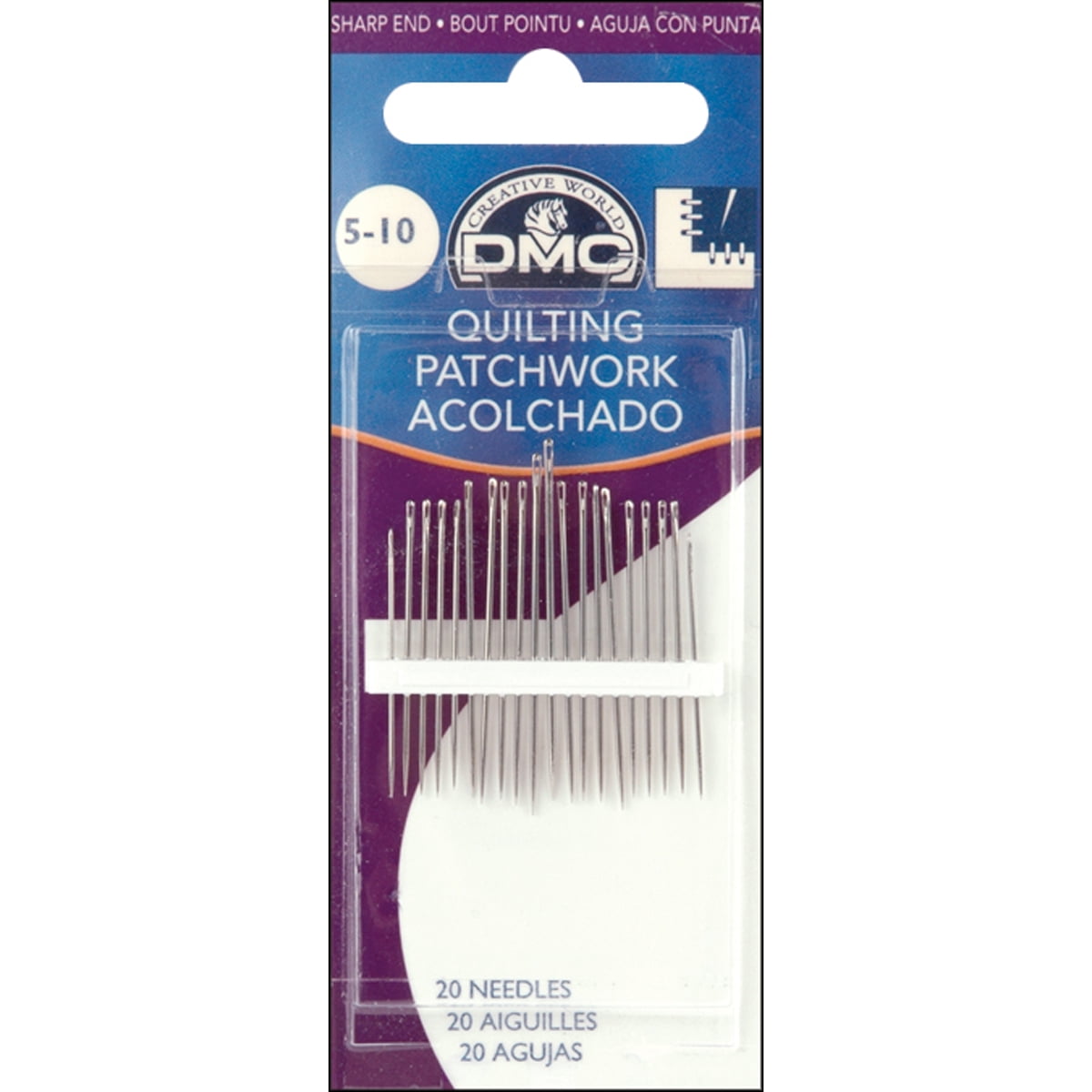 Quilting Hand NeedlesSize 5/10 20/Pkg