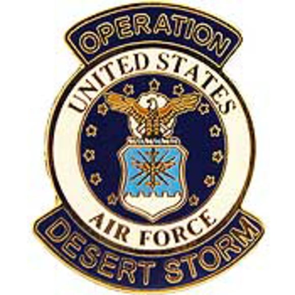 EagleEmblems P62977 PIN-DEST.Storm,USAF,Logo (1-1/16'')