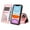 Rosegold, variant on Dteck iPhone 11 Case, PU Premium Leather Embossed Wallet Card Cash Slots Ultra-Slim Magnetic Flip Kickstand Shockproof Cover for iPhone 11 6.1 inch,Red