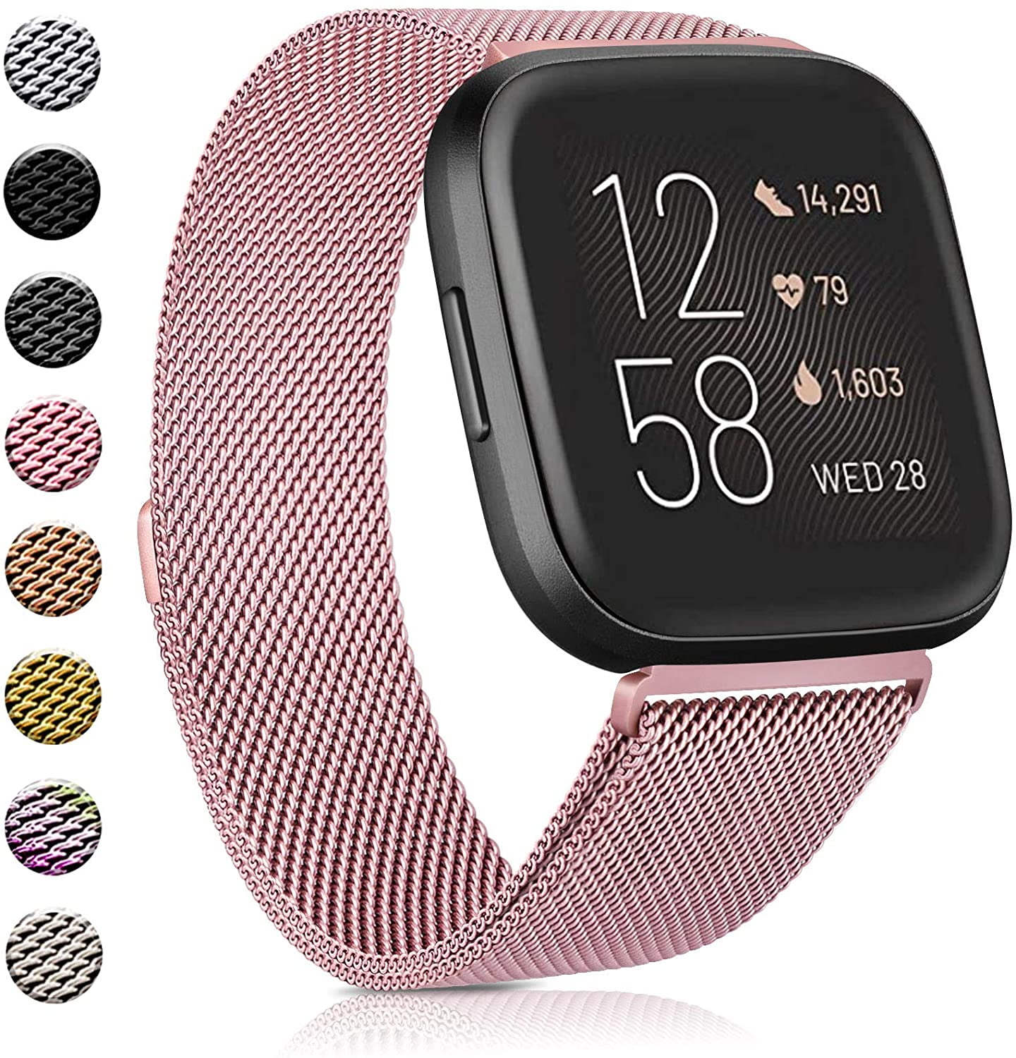 Vanjua Bands Compatible with for Fitbit Versa 2 / Versa SE/Versa Lite