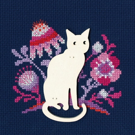 UPC: 4742022978740 | Cat CBE9005 Cross stitch kits with plywood form