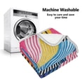 thumbnail image 5 of Yayeee Throw Blanket for Couch Soft Warm 50" x 60" Sofa Chair Bed Decoration, Stripes Pattern, 5 of 7