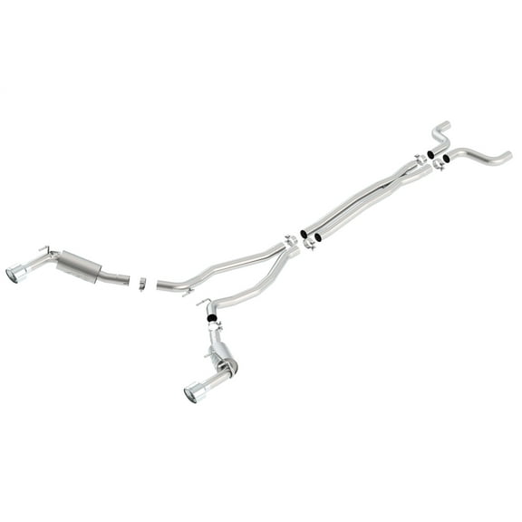 BORLA EXHAUST 140532 14-15 CAMARO 6.2L V8 AT/MT RWD 2DR S RD RL AC SR ATAK Fits select: 2014-2015 CHEVROLET CAMARO