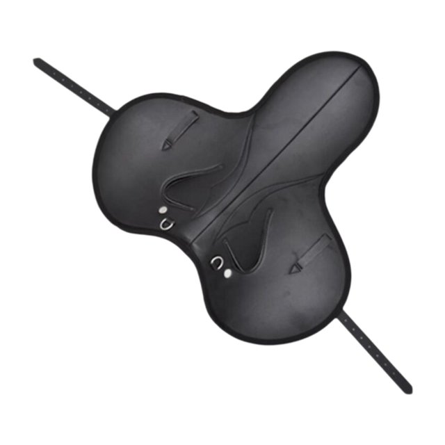 Almohadilla para silla de montar, almohadilla protectora para asientos de equitación, para deportes ecuestres Negro