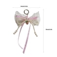 thumbnail image 5 of lanema Imitation Pearls and Lace Bowknot Bag Accessory With Portable Designs Fashion Accessory for Sweet Styles Enthusiasts, 5 of 13
